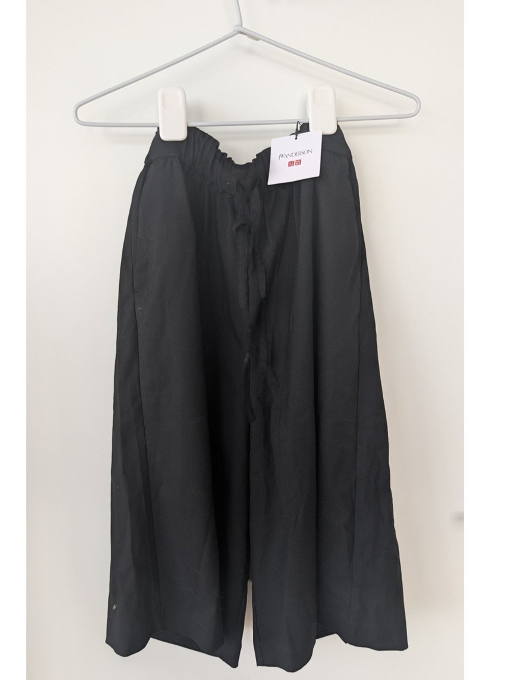 NWT Uniqlo x JW Anderson Black Drawstring Shorts XS Bermuda